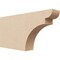 Ekena Millwork 2in. W x 6in. H x 12in. L Yorktown Woodgrain TimberThane Rafter Tail, Primed Tan RFTUR02X06X12YORRCPR - alternate 1